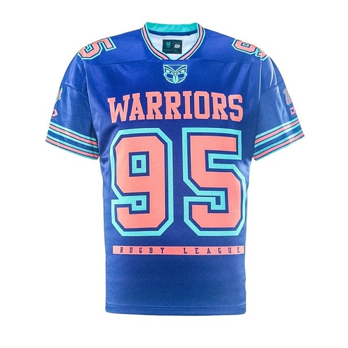 NZ Warriors NRL 2026 Dynasty Players Magic Round Gridiron T Shirt Sizes Kids 6-16!