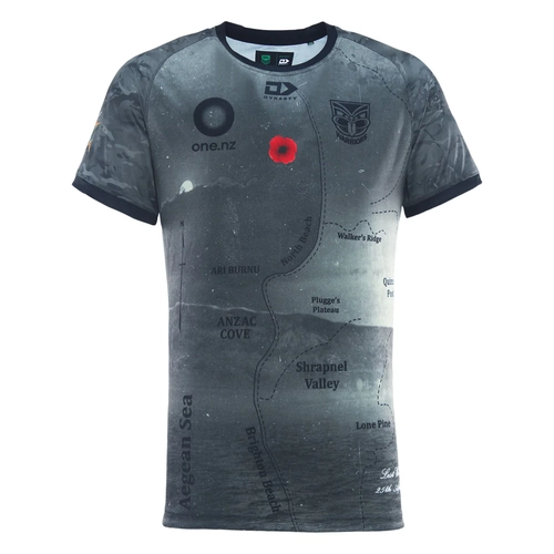 New Zealand Warriors NRL 2025 Dynasty ANZAC Warm Up Shirt Sizes S-7XL!