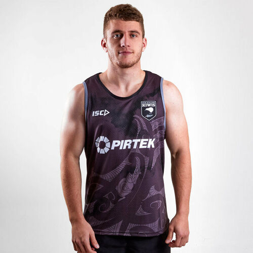 New Zealand Kiwis ISC NRL Mens Training Singlet Sizes S-5XL! BNWT's! T8