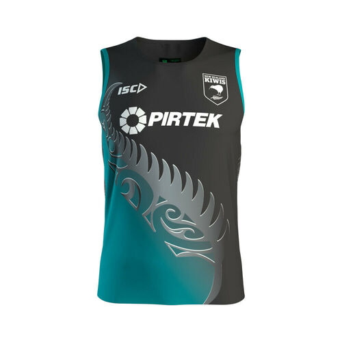 New Zealand Kiwis 2019 ISC NRL Mens Training Singlet Sizes S-5XL! BNWT's!