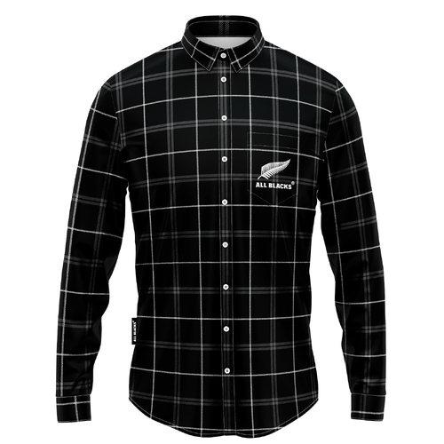 New Zealand All Blacks 2025 'Mustang' Flannel Shirt Button Up Shirt Sizes S-7XL!