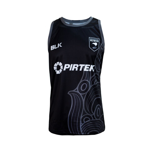 New Zealand Kiwis 2023 RL Players Training Singlet S-7XL!