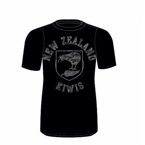 New Zealand Kiwis NZRL BLK Jumbo Graphic Kiwi Logo T Shirt Sizes S-3XL! T4
