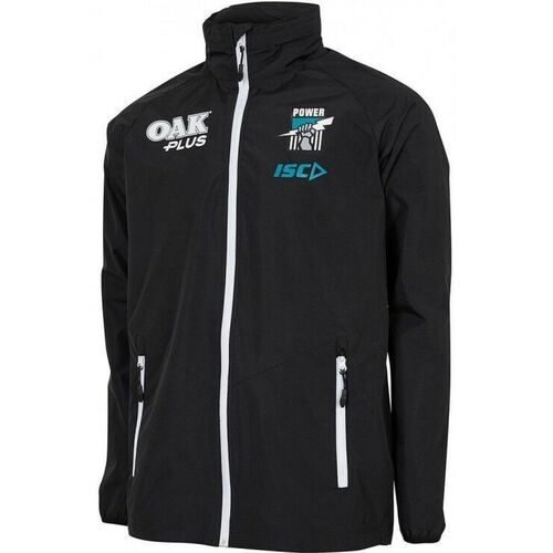 Port Adelaide Power AFL ISC Players Wet Weather Jacket Size S-5XL! T8 