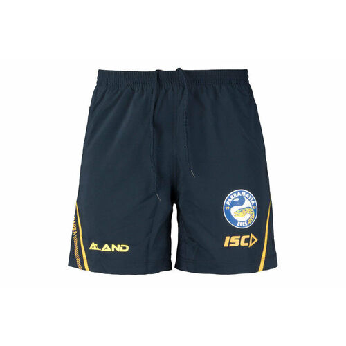 Parramatta Eels NRL ISC Players Navy Training Shorts Sizes S-5XL! T8