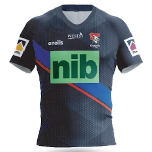 Newcastle Knights NRL Warm-Up Shirt Navy Sizes S-5XL! T2