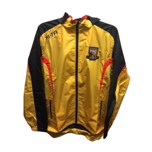 Papua New Guinea Kumuls Rugby League Yellow Wet Weather Jacket Size S-4XL! T8