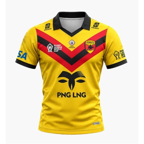 Papua New Guinea PNG Kumuls RLWC 2026 World Cup Jersey Sizes S-5XL!