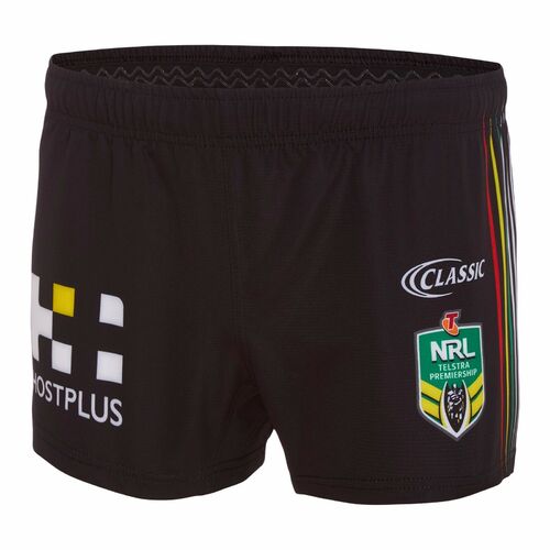 Penrith Panthers NRL 2018 Players On Field Home Shorts Sizes S & 4XL ONLY! T8 