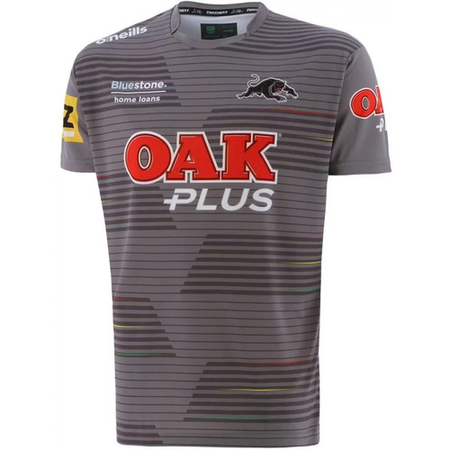 Penrith Panthers NRL 2022 O'Neills Training Shirt Grey Sizes S-7XL!