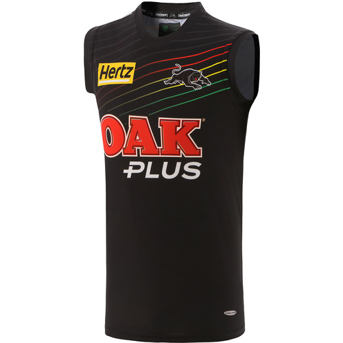 Penrith Panthers NRL 2023 O'Neills Training Singlet Black Sizes S-3XL!