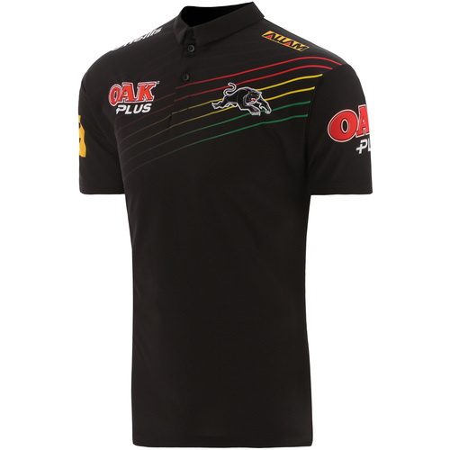 Penrith Panthers NRL 2023 O'Neills Media Polo Shirt Black Sizes S-7XL!