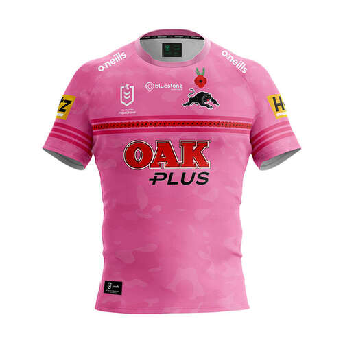 Penrith Panthers NRL O'Neills ANZAC Jersey Sizes S-7XL! T3