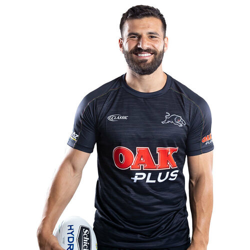 Penrith Panthers NRL 2019 Players Black Training T Shirt Sizes S-5XL! 