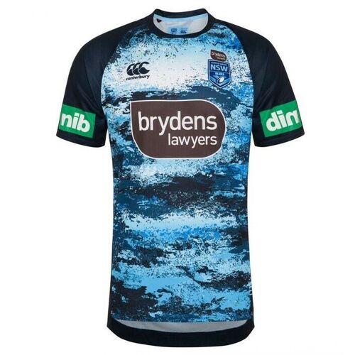 NSW Blues CCC 2020 State of Origin Players Training Shirt Sizes S-4XL!