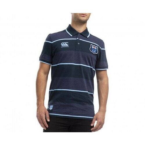 NSW Blues CCC 2020 State of Origin Retro Stripe Polo Sizes S-4XL!