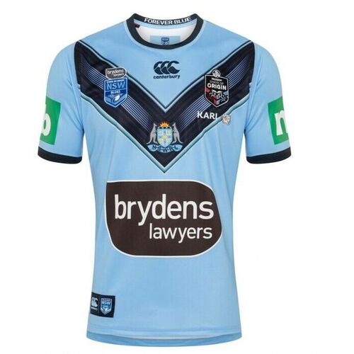 NSW Blues CCC 2020 State of Origin Pro Home Jersey Kids Sizes 6-16!