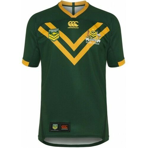 Australian Kangaroos ARL CCC Home Jersey Adults Sizes S-5XL! T9