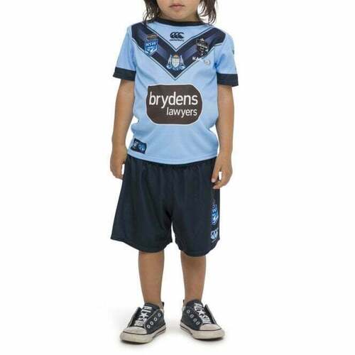 NSW Blues State Of Origin 2020 Premium Jersey Toddlers/Infants set Sizes 0-4!