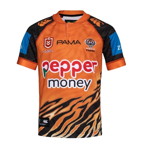 Wests Tigers NRL 2026 CCC Players Multicultural Jersey Kids Sizes 8-14!