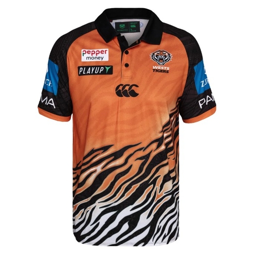 Wests Tigers NRL 2026 CCC Players Multicultural Polo Sizes S-6XL!