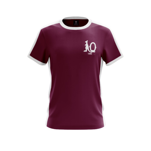 Queensland Maroons Retro Heritage Logo T Shirt Sizes S-5XL! W19