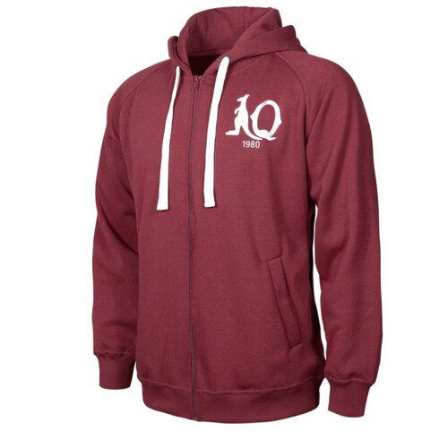 Queensland Maroons 2022 Retro Heritage Logo Zip Hoodie/Jacket Sizes S-5XL! 