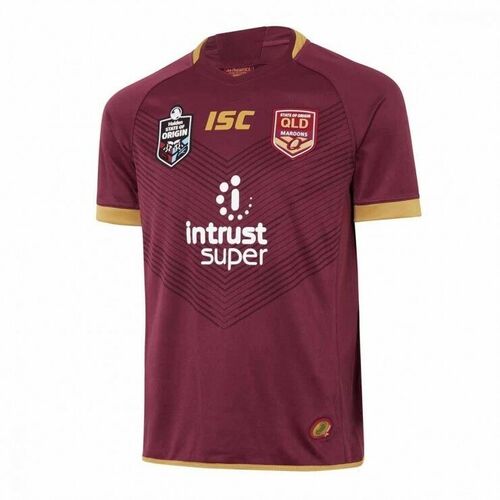 Queensland Maroons Origin 2020 ISC Players Training Shorts Sizes S-5XL! 