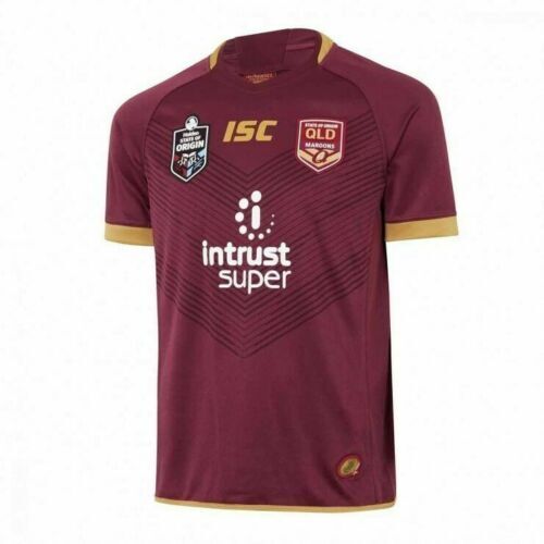 Queensland Maroons Origin ISC On Field Jersey Mens Sizes S-7XL! T8