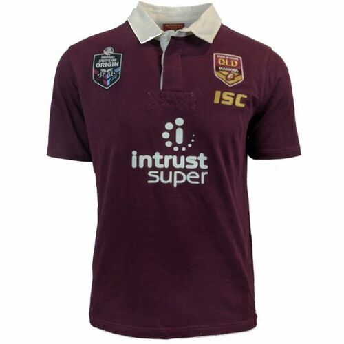 Queensland Maroons ISC Classic Cotton Jersey Sizes S-2XL! T8
