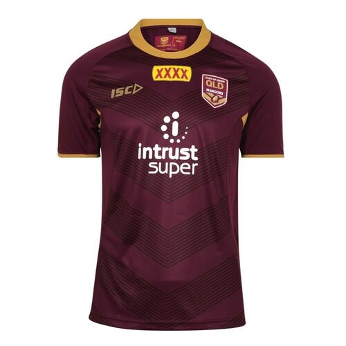 QLD Maroons Origin ISC Players Maroon Training T Tee Shirt Sizes S-5XL! T8