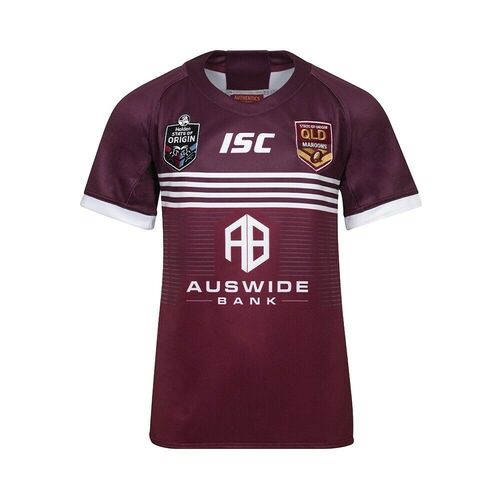 Queensland Maroons State of Origin On Field Jersey Kids Sizes 6-14! T9