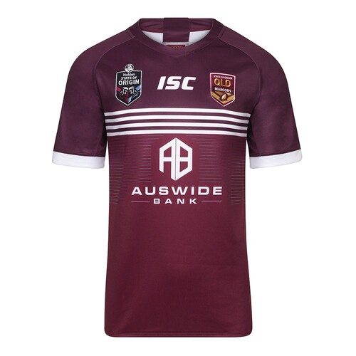 Queensland Maroons State of Origin ISC Jersey Sizes S-7XL! T9
