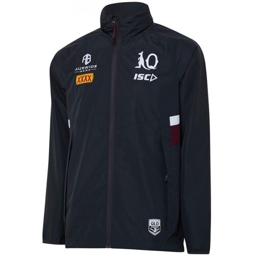 Queensland Maroons Origin 2020 ISC Players Wet Weather Jacket Sizes S-3XL!