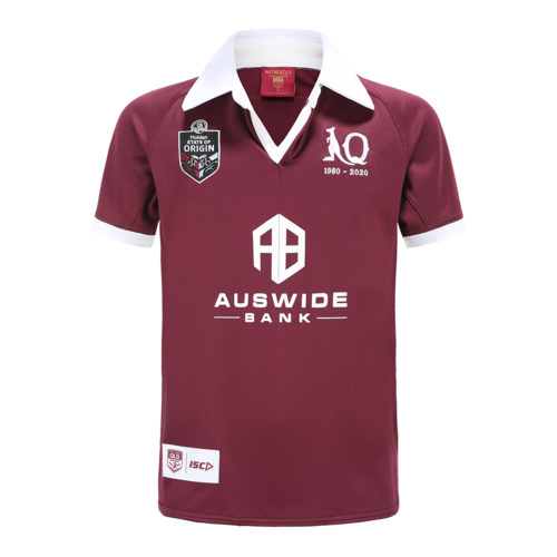 Queensland Maroons State of Origin 2020 ISC On Field Jersey Kids Sizes 6-14!