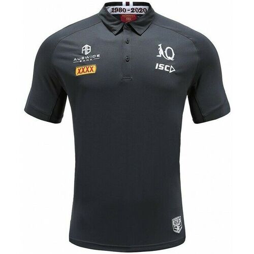 Queensland Maroons Origin 2020 ISC Players Performance Polo Shirt Sizes S-5XL!02