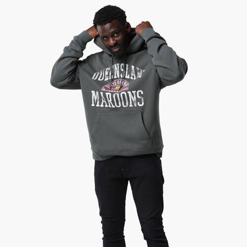 Queensland QLD Maroons SOO Retro Distressed Hoody Sizes S-5XL!