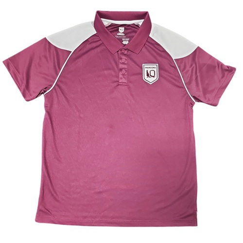 Queensland Maroons QLD 2024 SOO Raglan Polo Sizes S-5XL!