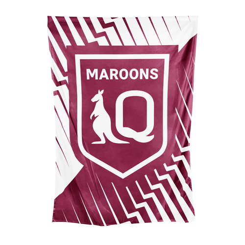 Queensland QLD Maroons SOO NRL Wall Flag 70 by 100cm (NO STICK/POLE)