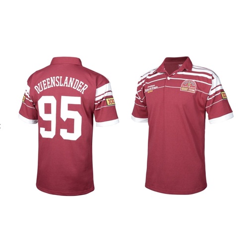 Queensland Maroons 1995 Retro State Of Origin Jersey Sizes S-5XL!