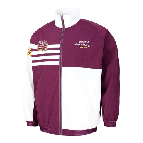QLD Queensland Maroons 1990'S SOO ARL/NRL Vintage Retro Jacket Sizes S-5XL!