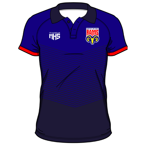 Adelaide Rams 2022 MHS Media Polo Shirt Adults Sizes S-5XL!