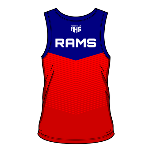 Adelaide Rams 2022 MHS Training Singlet Adults Sizes S-5XL!