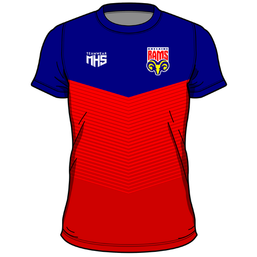 Adelaide Rams 2022 MHS Training T Shirt Adults Sizes S-5XL!