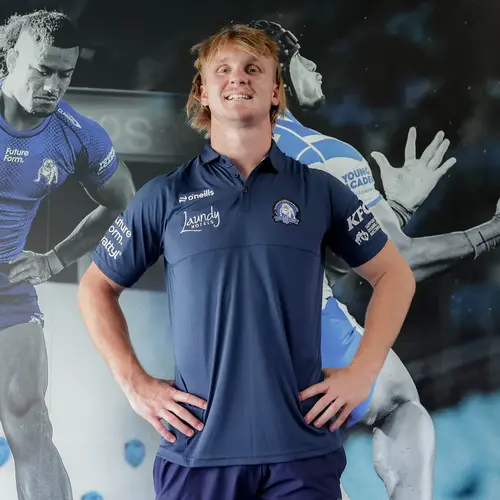 Canterbury Bulldogs NRL 2025 O'Neills Navy Media Polo Sizes S-7XL!