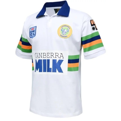 Canberra Raiders 1994 ARL/NRL MILK Retro Away Jersey Sizes S-5XL! Heritage