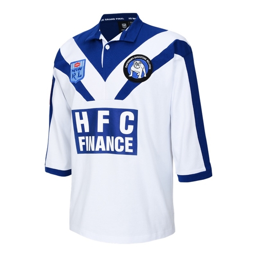 Bulldogs 1985 Grand Final Patch ARL/NRL Retro Jersey Size S-5XL! Limited Edition