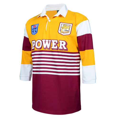 Brisbane Broncos 1988 ARL/NRL Retro Jersey Size S-5XL! BNWT's! Powers Jersey!