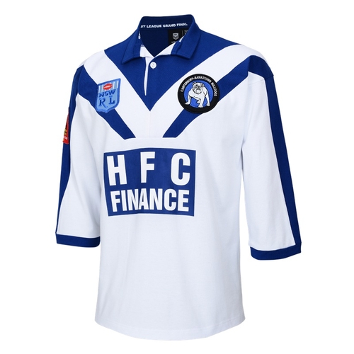Bulldogs 1988 Grand Final Patch ARL/NRL Retro Jersey Size S-5XL! Limited Edition