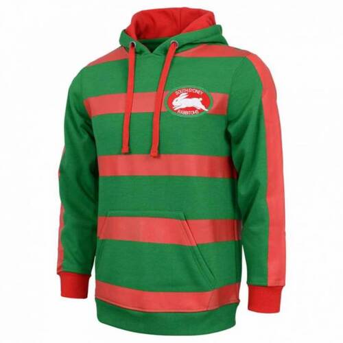 South Sydney Rabbitohs ARL/NRL Retro Hoody Hoodie Size S-5XL! BNWT's!